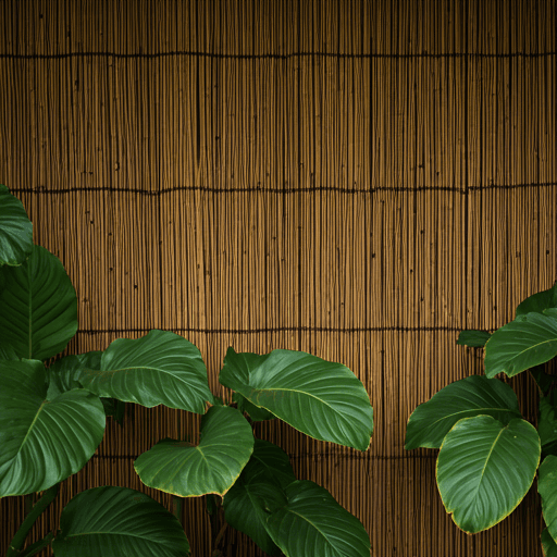 Close-up of traditional Lao-Thai decor elements on the wall.